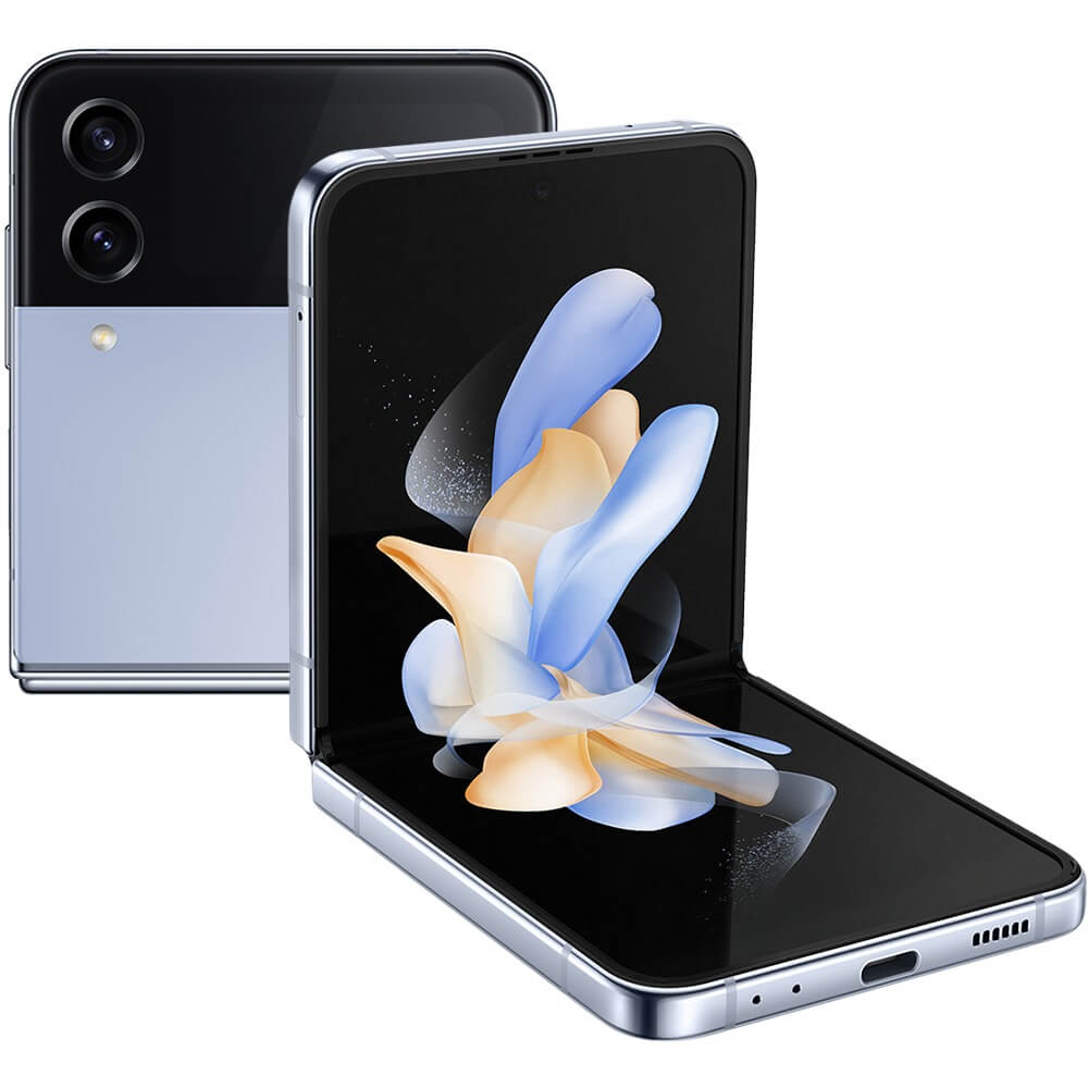 Купить Смартфон Samsung Galaxy Z Flip4 128 ГБ голубой в Казани
