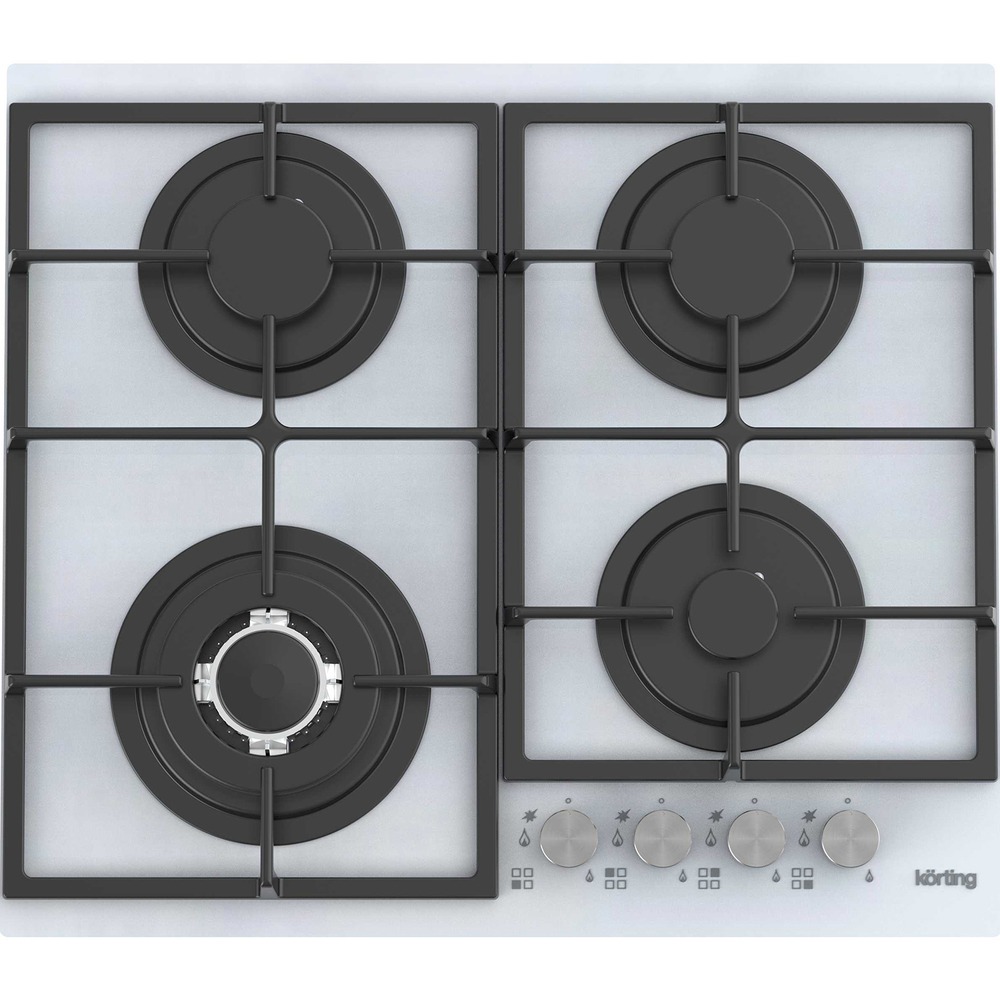 Изображение товара Газовая варочная поверхность Korting HGG 6734 CTW 4 конфорки