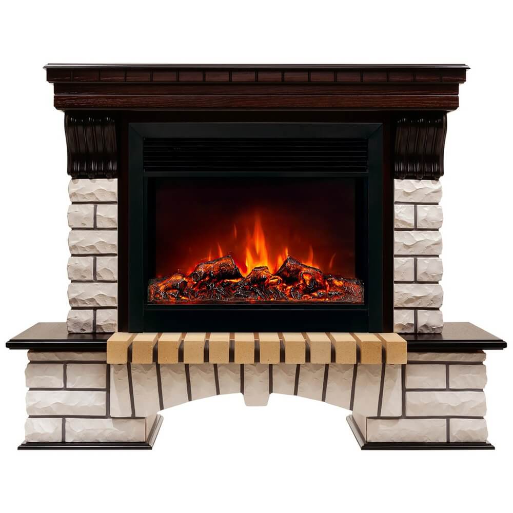 Изображение товара Электрокамин RealFlame Country 26 AO с комплектом Moonblaze BL напольный