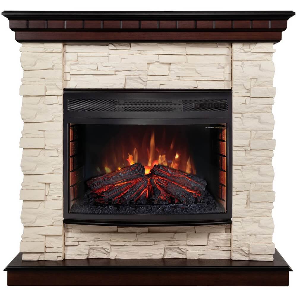 Изображение товара Электрокамин RealFlame Elford FS25 AO+ Firefield 25 SIR напольный мощность 1600 Вт