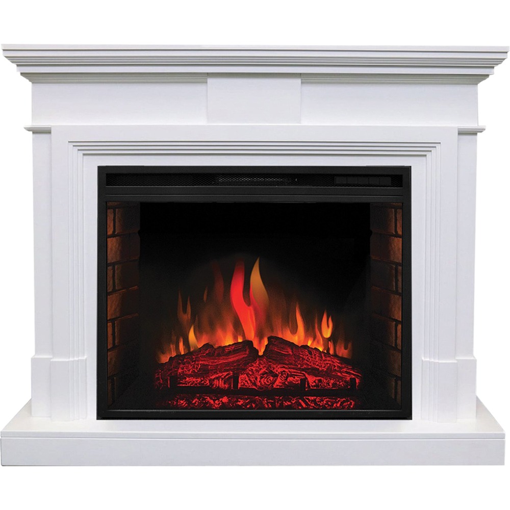 Изображение товара Электрокамин RealFlame Marco 26 WT + Epsilon 26 S IR напольный стильный с инфракрасным нагревом