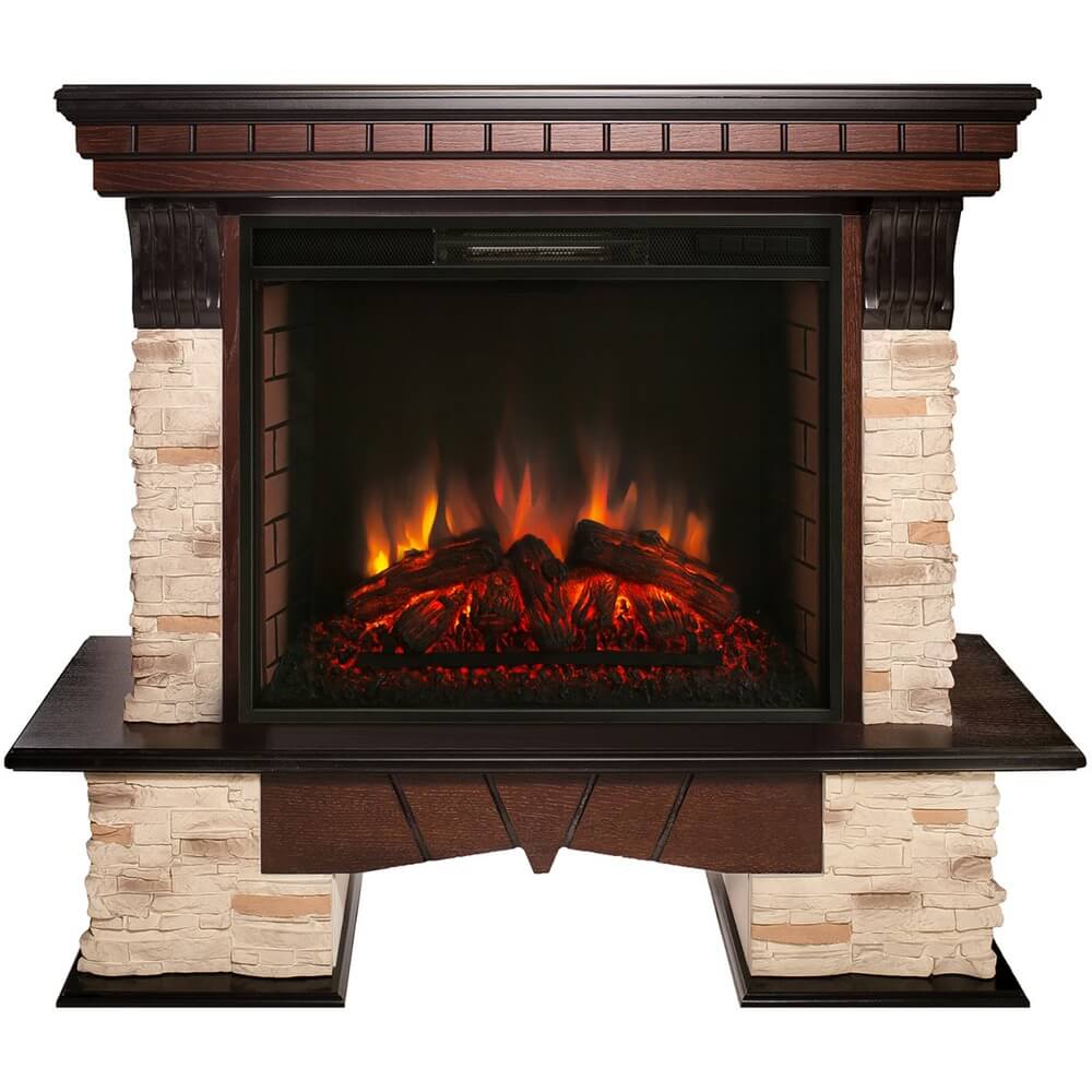 Изображение товара Электрокамин RealFlame Rockland 26 AO + Epsilon 26 для напольного размещения