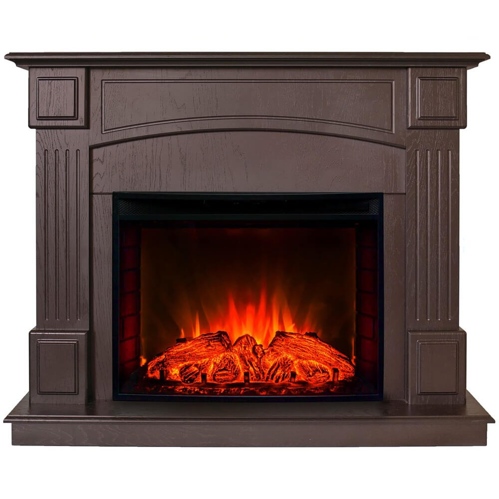 Изображение товара Электрокамин RealFlame Carolina 24/25. 5 DN с Evrica 25. 6 - напольный стильный камин