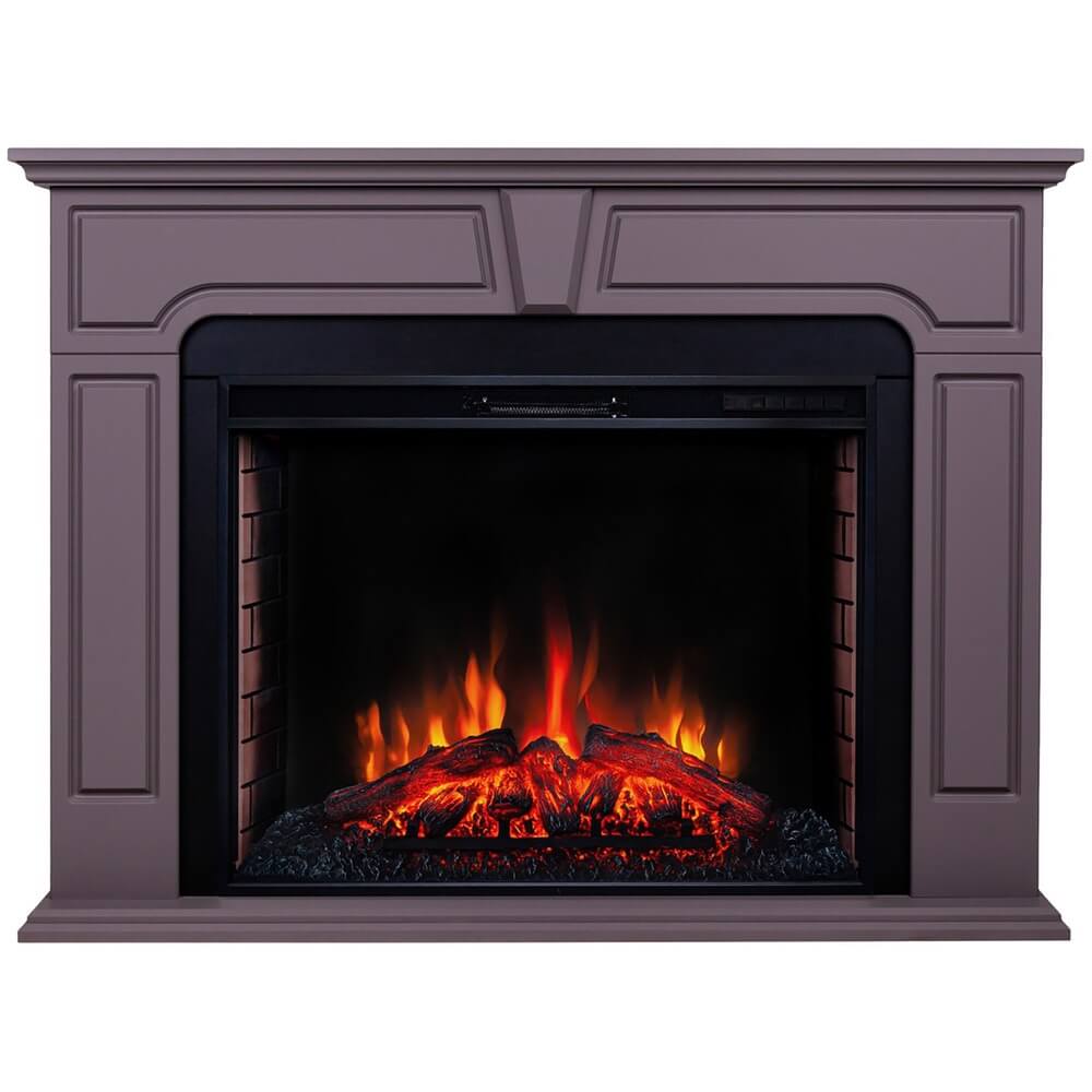 Изображение товара Электрокамин RealFlame Theodor 33 GR + Epsilon 33 с эффектом Optiflame и управлением