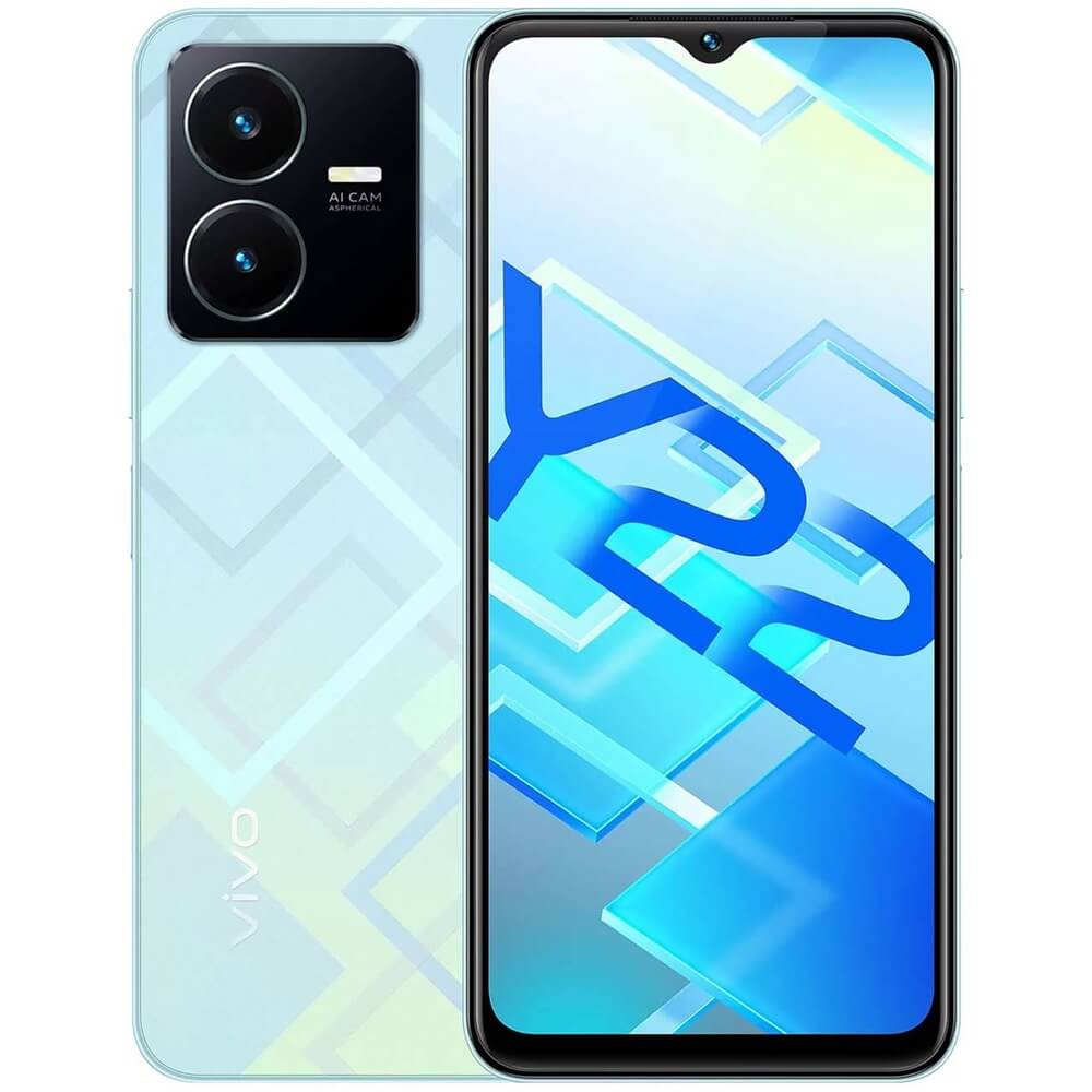 Смартфон vivo Y22 64 ГБ крипто-зелёный