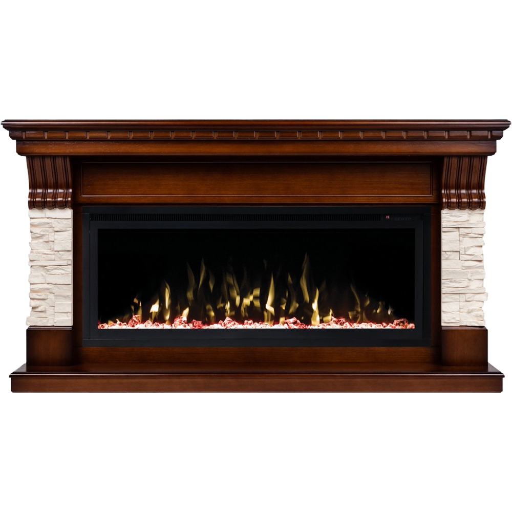 Изображение товара Электрокамин Realflame Michigan 50 + Saphir-S 50 классический напольный с эффектом пламени