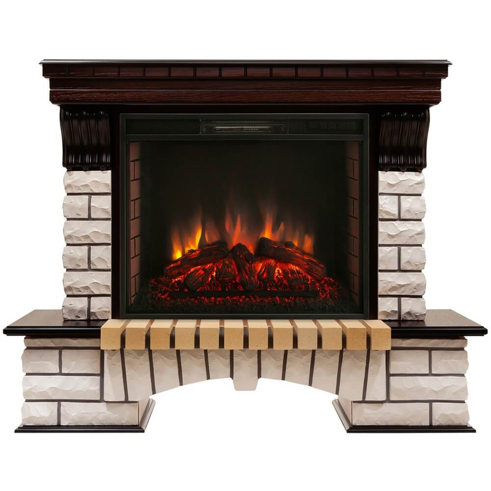 Изображение товара Электрокамин Realflame COUNTRY 26 AO + EPSILON 26 напольный 1600 Вт стильный и безопасный