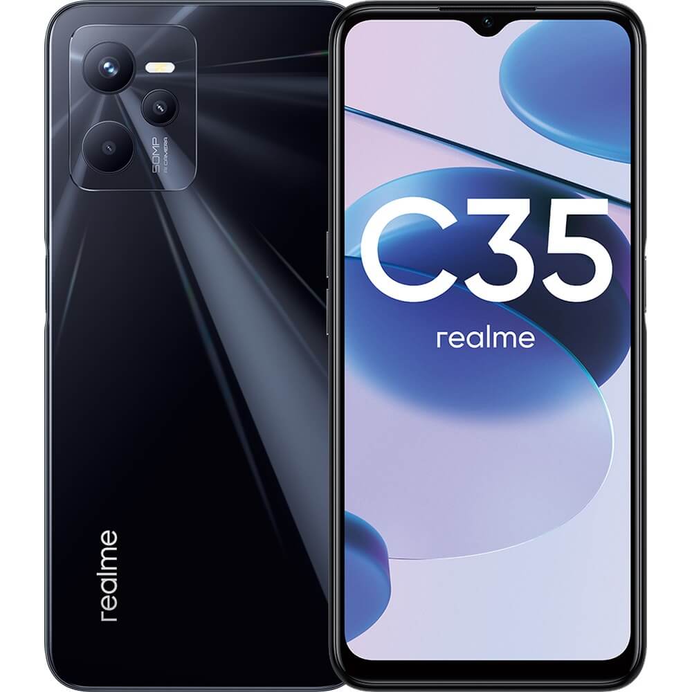 Технические Характеристики Смартфон Realme C35 128 ГБ чёрный | Москва