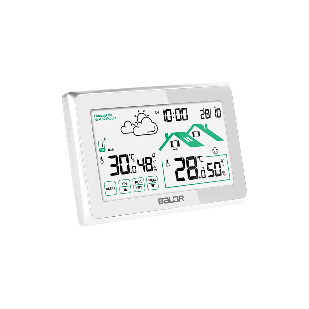 Изображение товара Метеостанция Baldr B0340ST2H2R-V8 White электронная сеть измерение температуры влажности