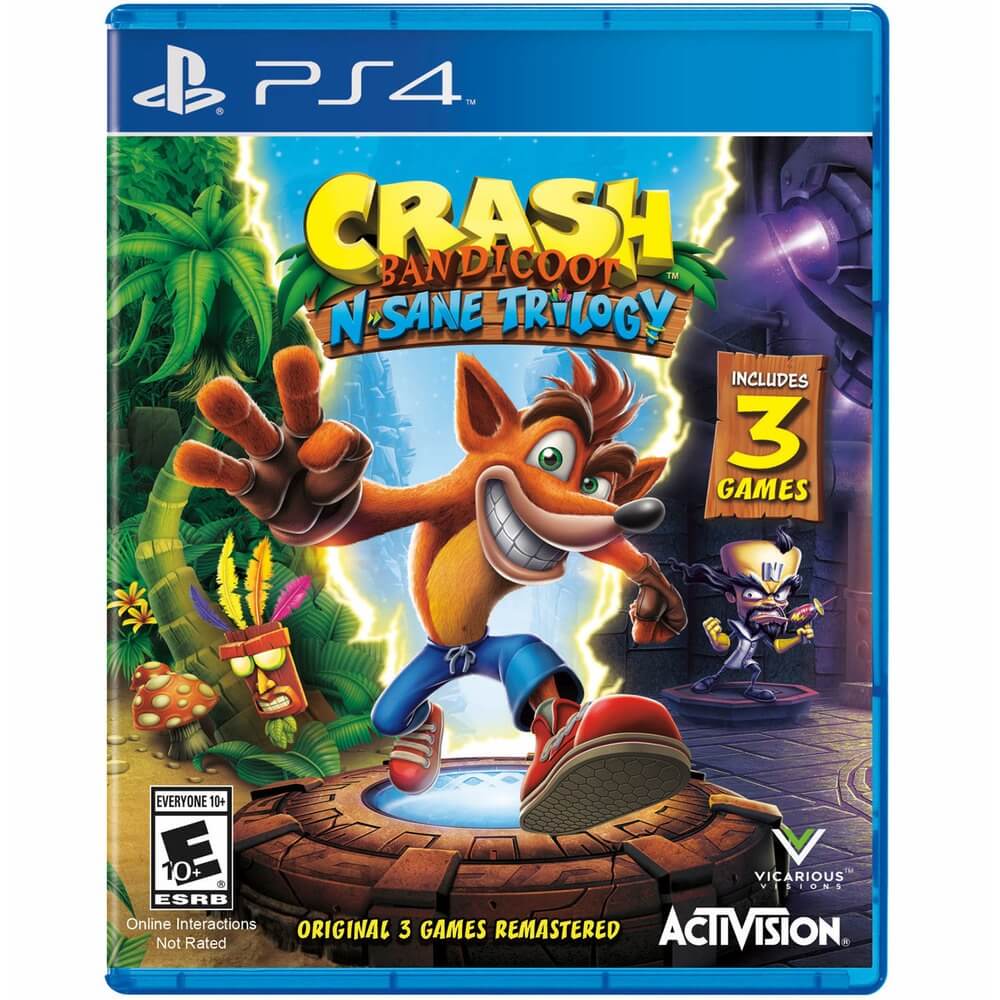 Crash Bandicoot N. Sane Trilogy PS4, английская версия