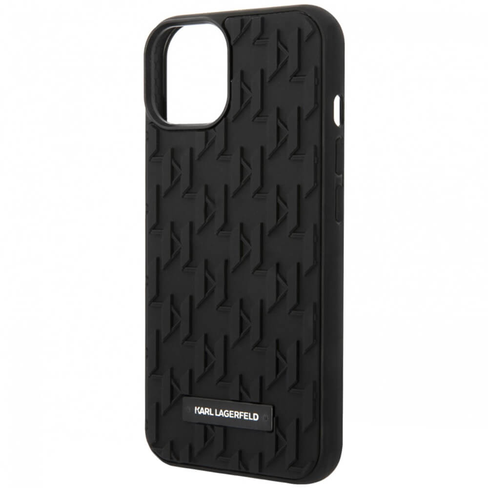 Купить Чехол Karl Lagerfeld 3D Monogram для iPhone 14 Plus, чёрный в Москве