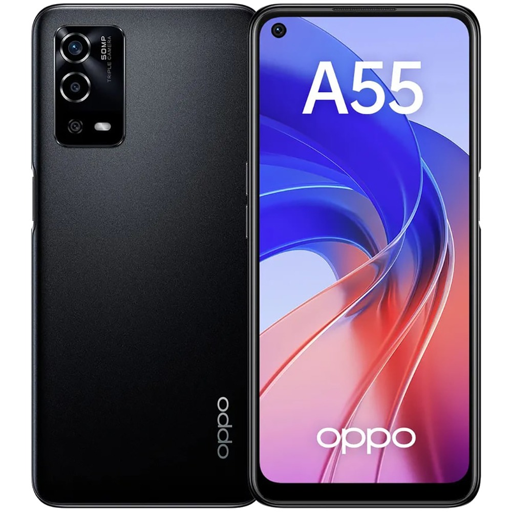 Смартфон Oppo A55 128 ГБ чёрный