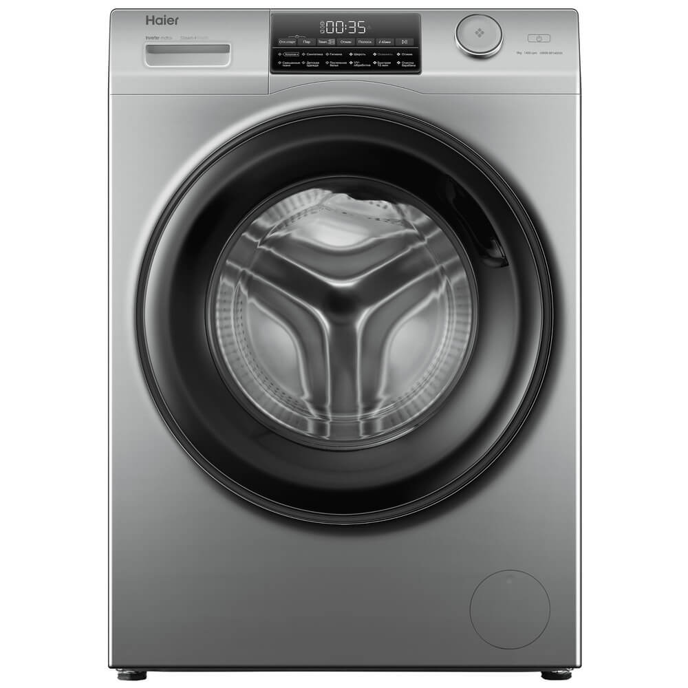 Изображение товара Стиральная машина Haier HW90-BP14959S 9 кг узкая отдельностоящая