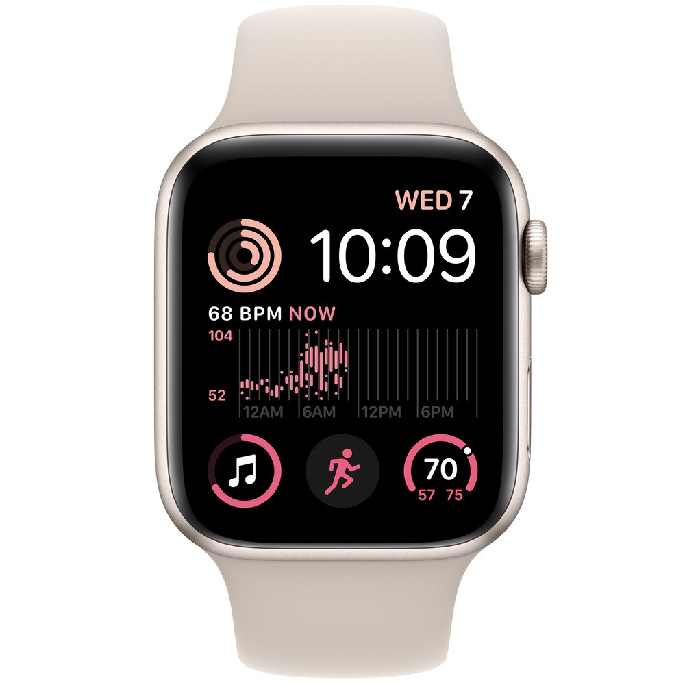 Купить Смарт-часы Apple Watch SE 44 мм 2022 сияющая звезда, S/M ...