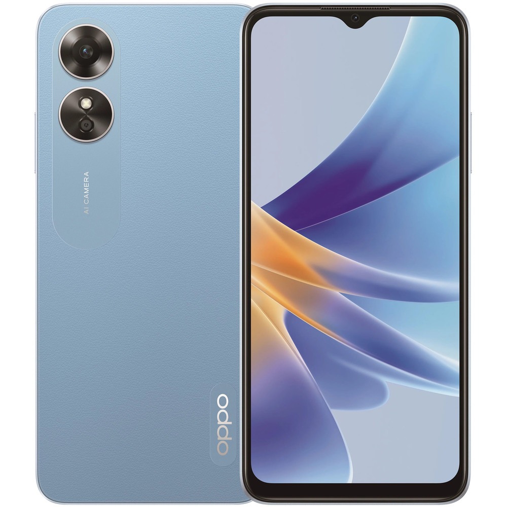 Смартфон Oppo A17 64 ГБ синий