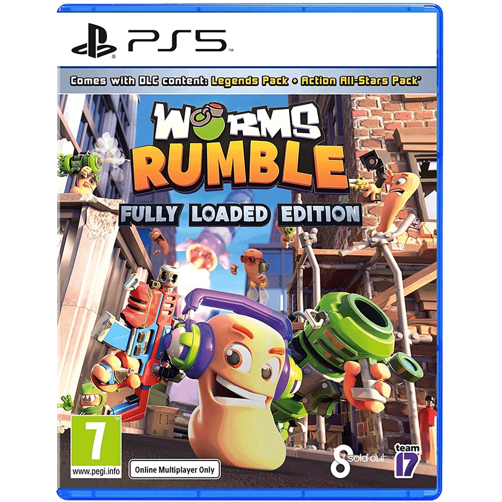 Worms Rumble. Fully Loaded Edition PS5, английская версия