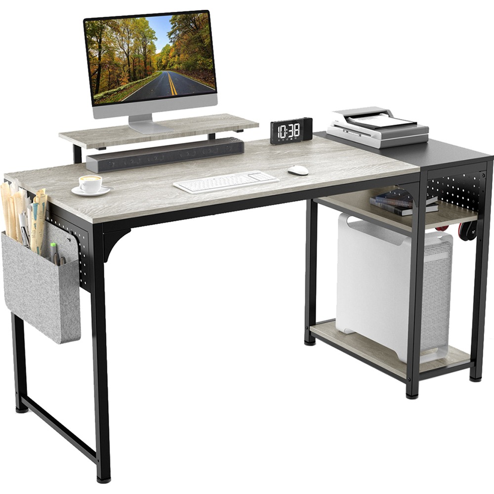 Изображение товара Компьютерный стол Eureka Oak Grey ZX-SS140B-OGB