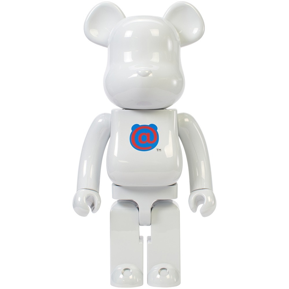 Купить Фигура Bearbrick Medicom Toy Bearbrick Logo 1st Model White Chrome  400% в Санкт-Петербурге