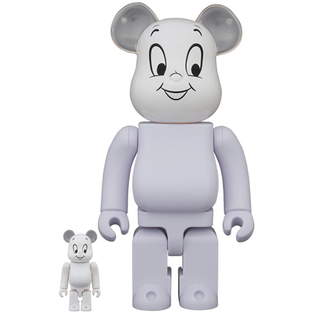 Купить Фигура Bearbrick Medicom Toy Set Casper The Friendly Ghost 400% and  100% в Брянске