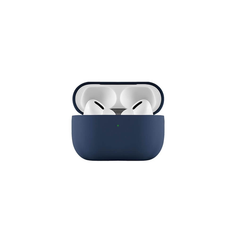 Изображение товара Стильный силиконовый чехол uBear Touch Pro для AirPods Pro 2 тёмно-синий