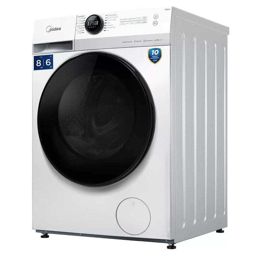 Технические Характеристики Стирально-сушильная машина Midea MF200D80WBS ...