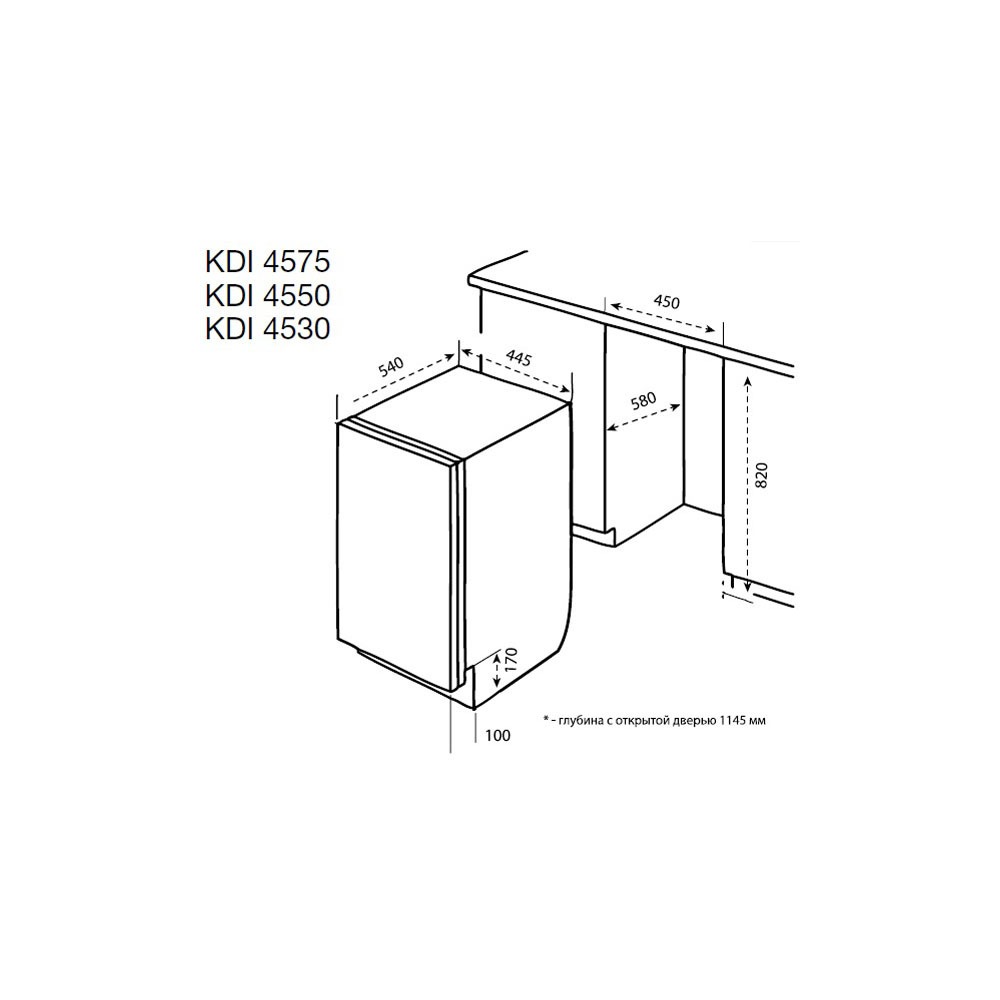 Korting kdi 60985 схема встраивания