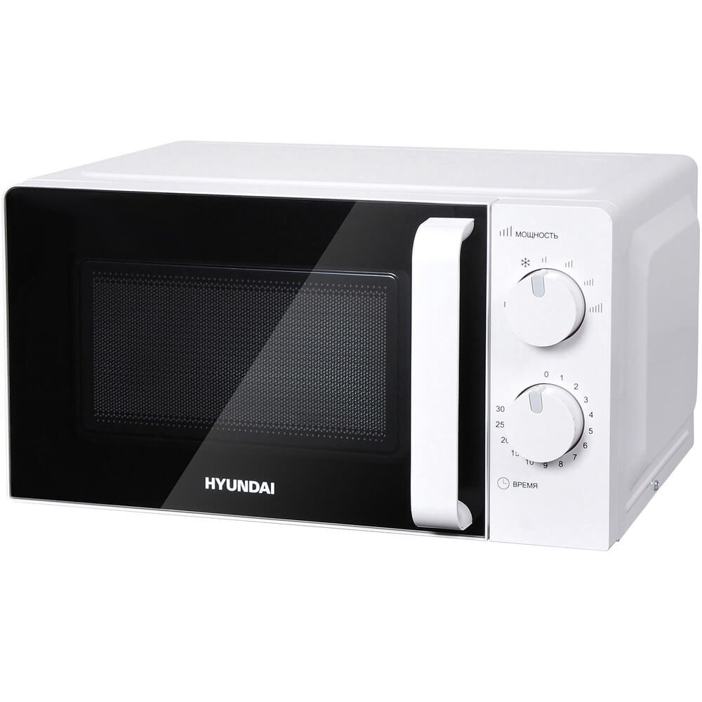 Изображение товара Микроволновая печь Hyundai HYM-M2038 700 Вт, 20 л, механика, белая