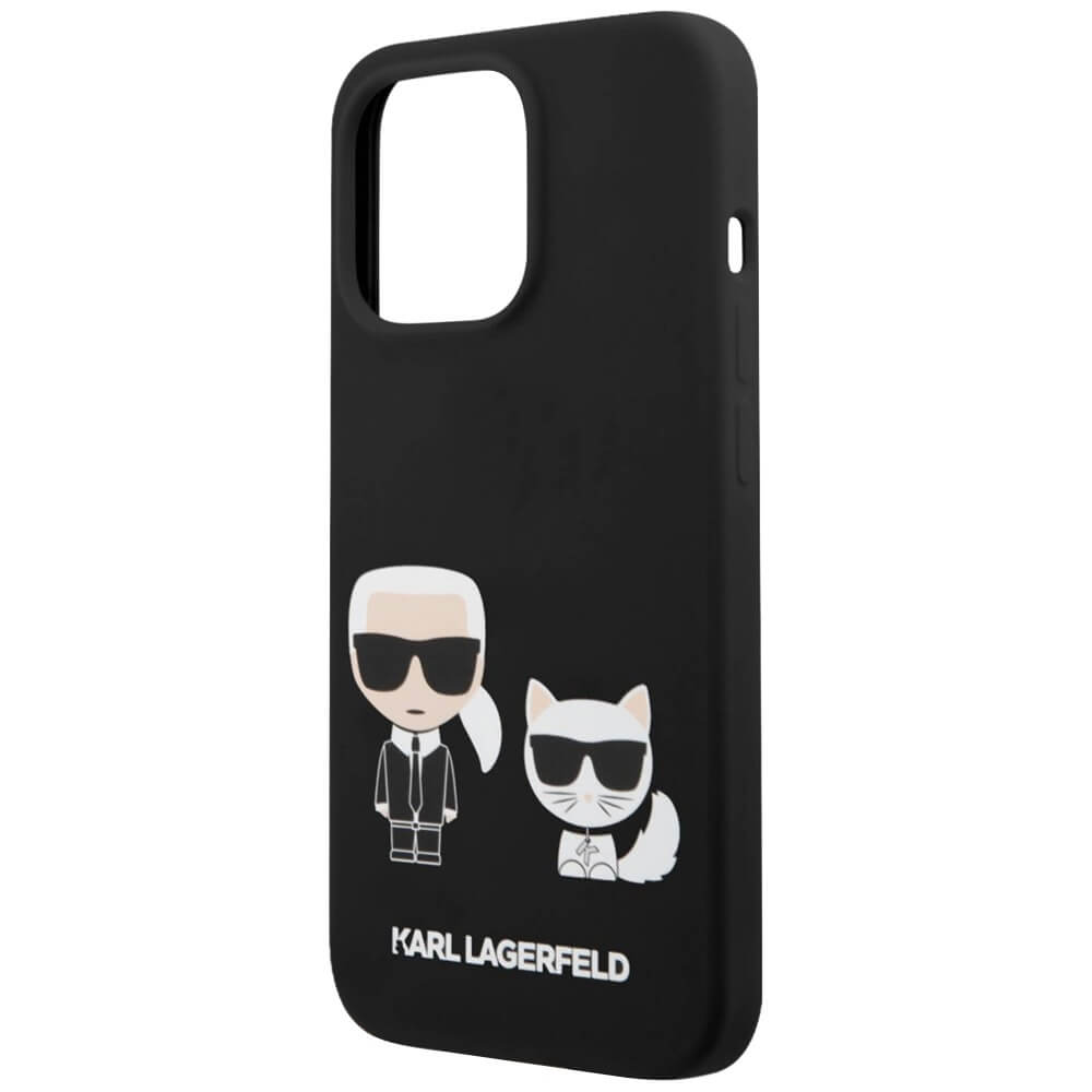 Чехол Karl Lagerfeld для iPhone 14 Pro Max, чёрный (KLHCP14XSSKCK)