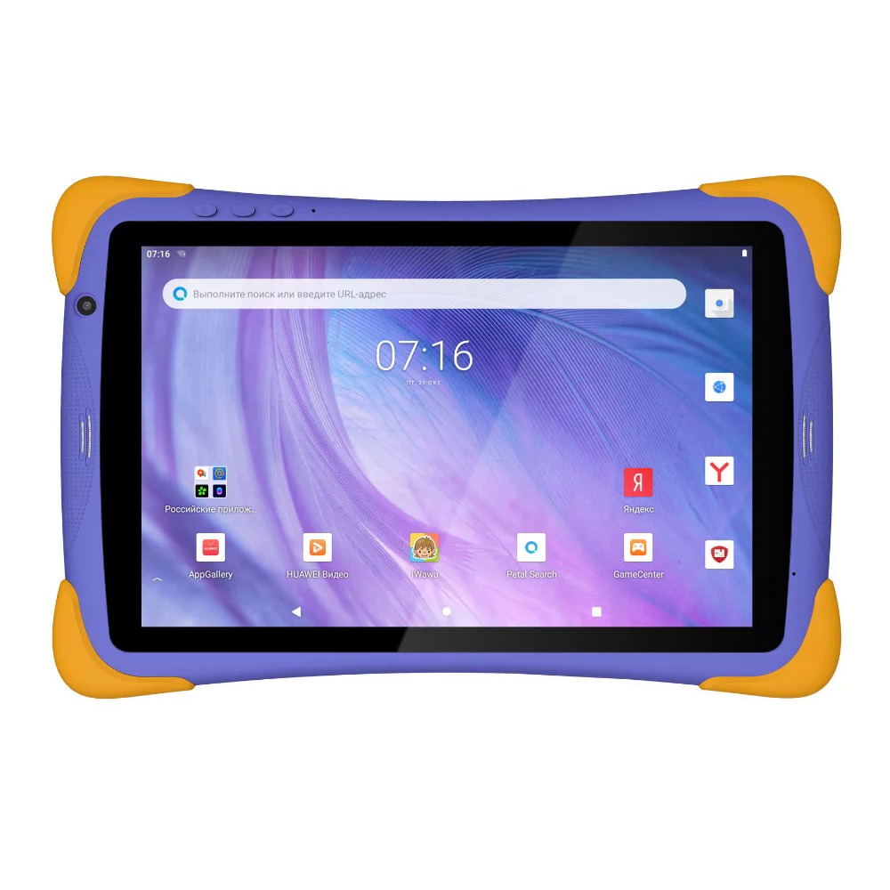 Планшет Topdevice Kids Tablet K10 Pro 10.1 32 ГБ, оранжево-фиолетовый  (TDT4511_4G_E_CIS)