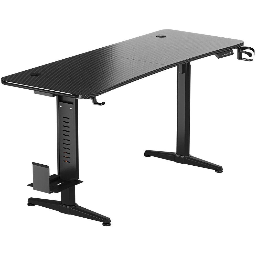 Стол для компьютера arozzi arena gaming desk dark grey