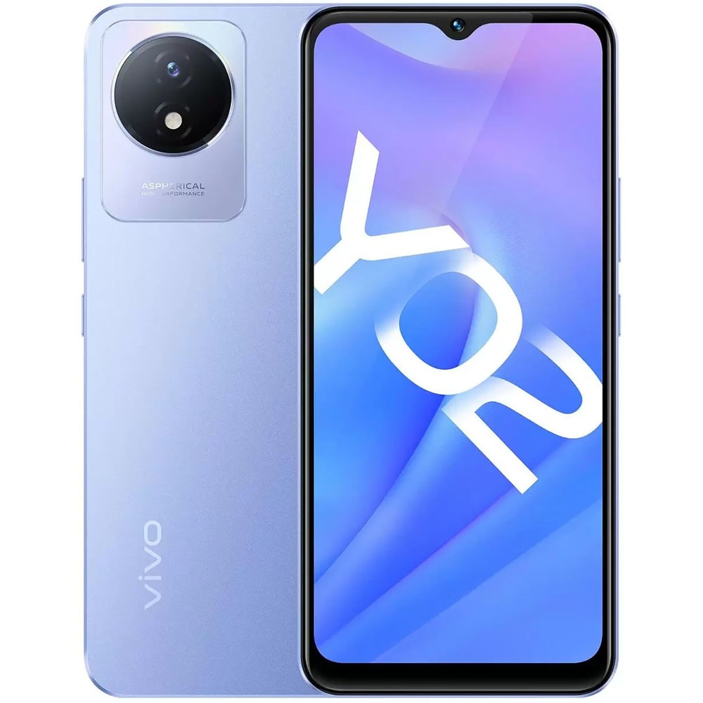 Смартфон vivo Y02 32 ГБ лавандовое поле