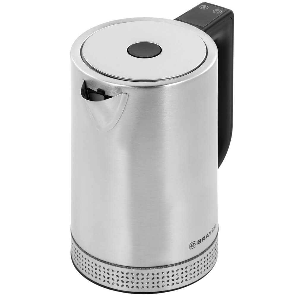 Изображение товара Электрический чайник Brayer BR1060 2200 Вт 1.7 л нержавеющая сталь с регулировкой температуры