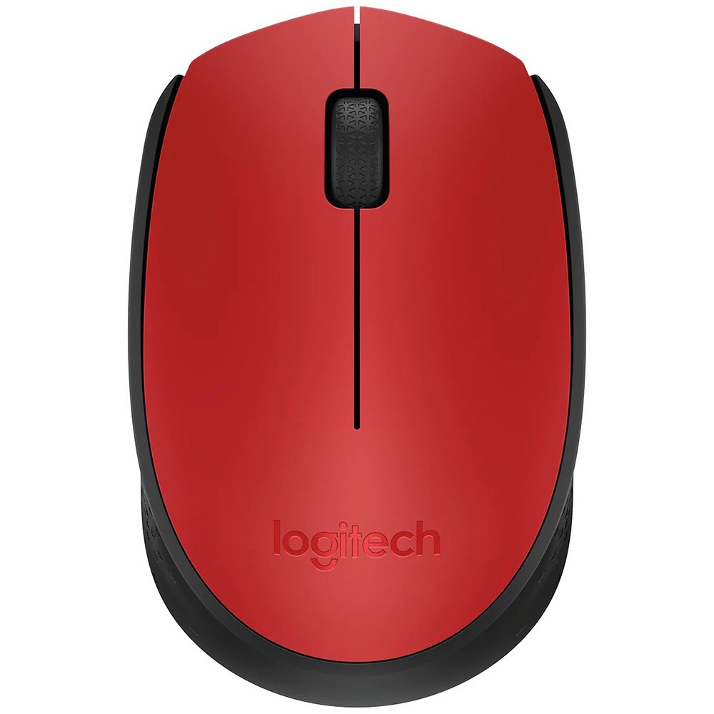 Изображение товара Беспроводная компьютерная мышь Logitech M170 Red с оптическим сенсором