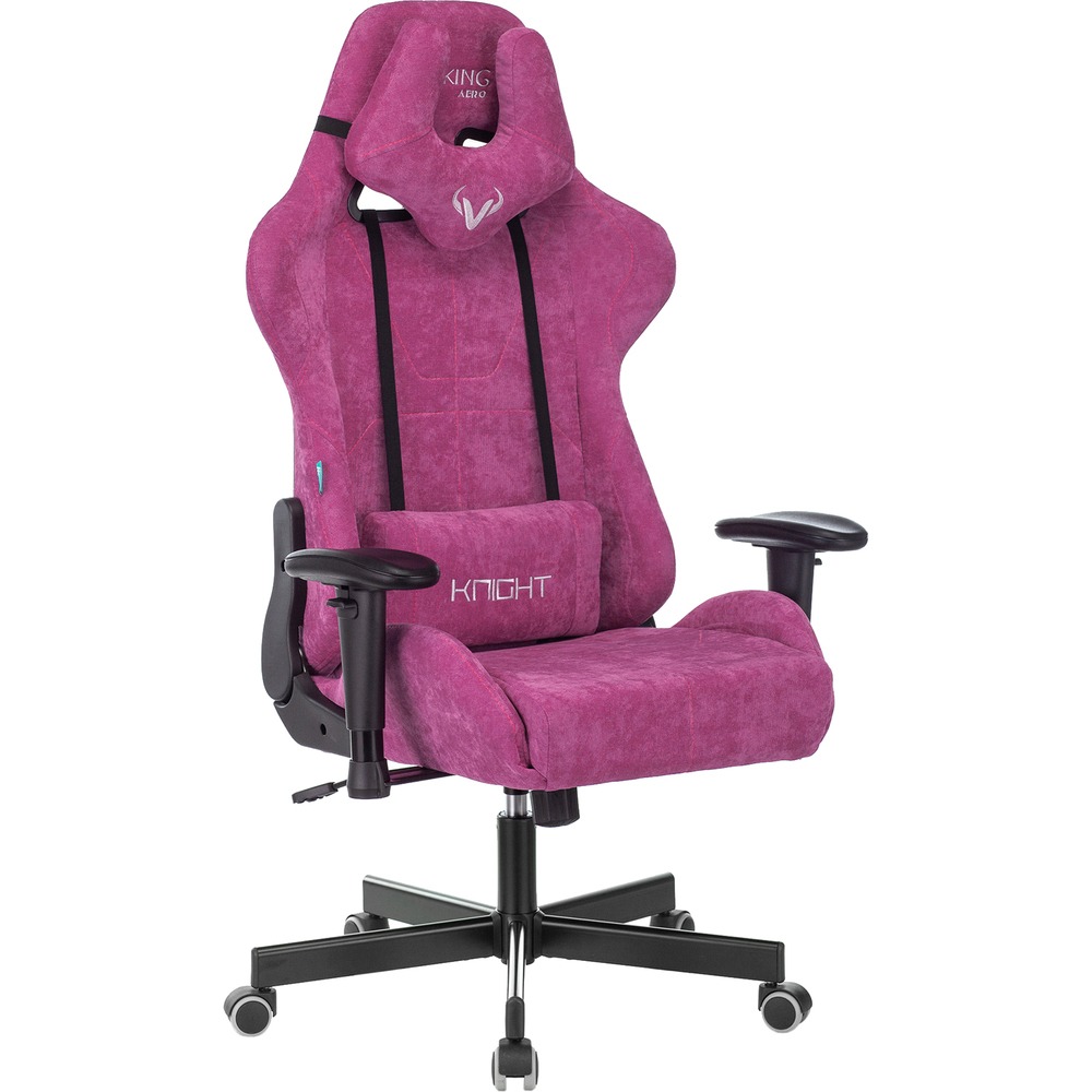 Изображение товара Компьютерное кресло Zombie VIKING KNIGHT Fabric малиновый с регулируемым механизмом