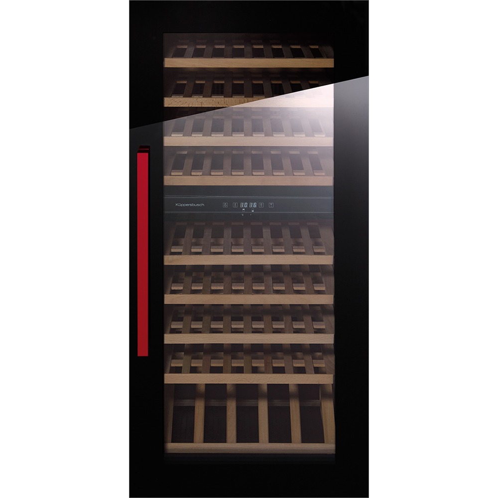 Изображение товара Встраиваемый винный шкаф Kuppersbusch FWK 4800.0 S8 Hot Chili 79 бутылок