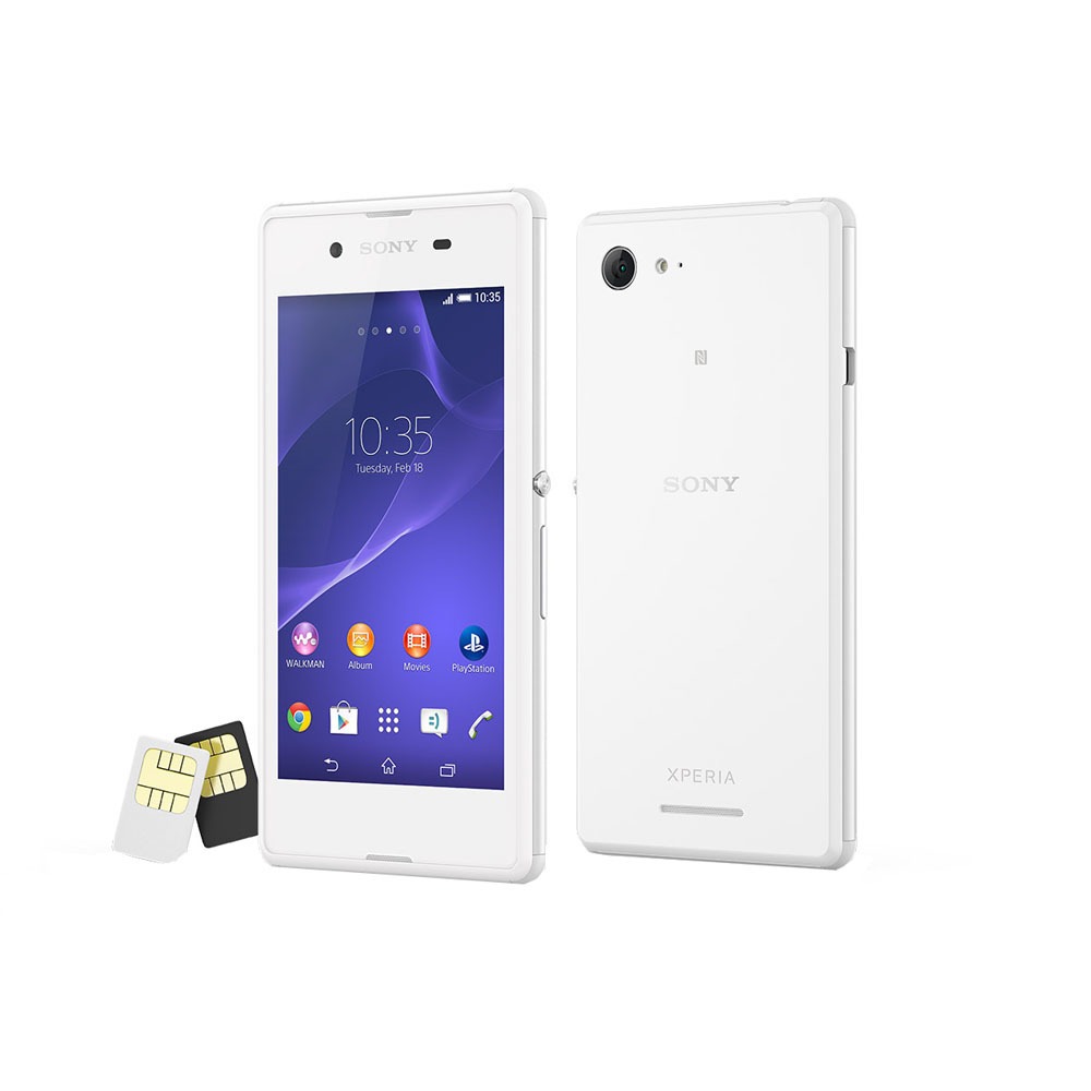 Смартфон Sony Xperia E3 Dual белый (D2212White)