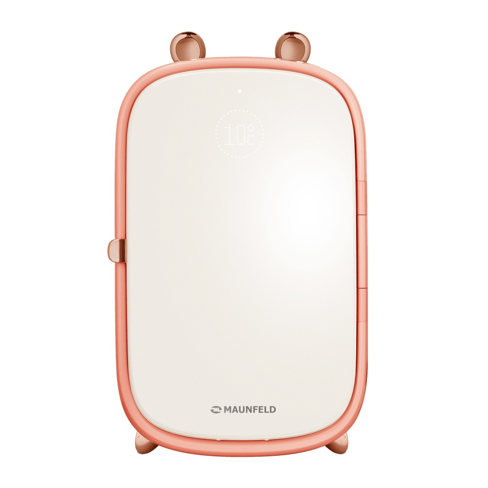 Изображение товара Компактный холодильник для косметики Maunfeld MFF43PK 15 л розовый