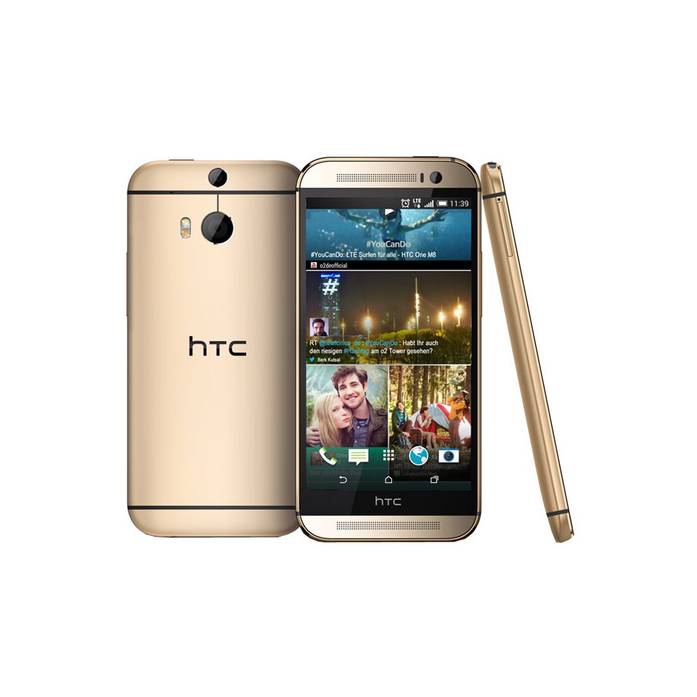 Смартфон HTC One M8 золотой