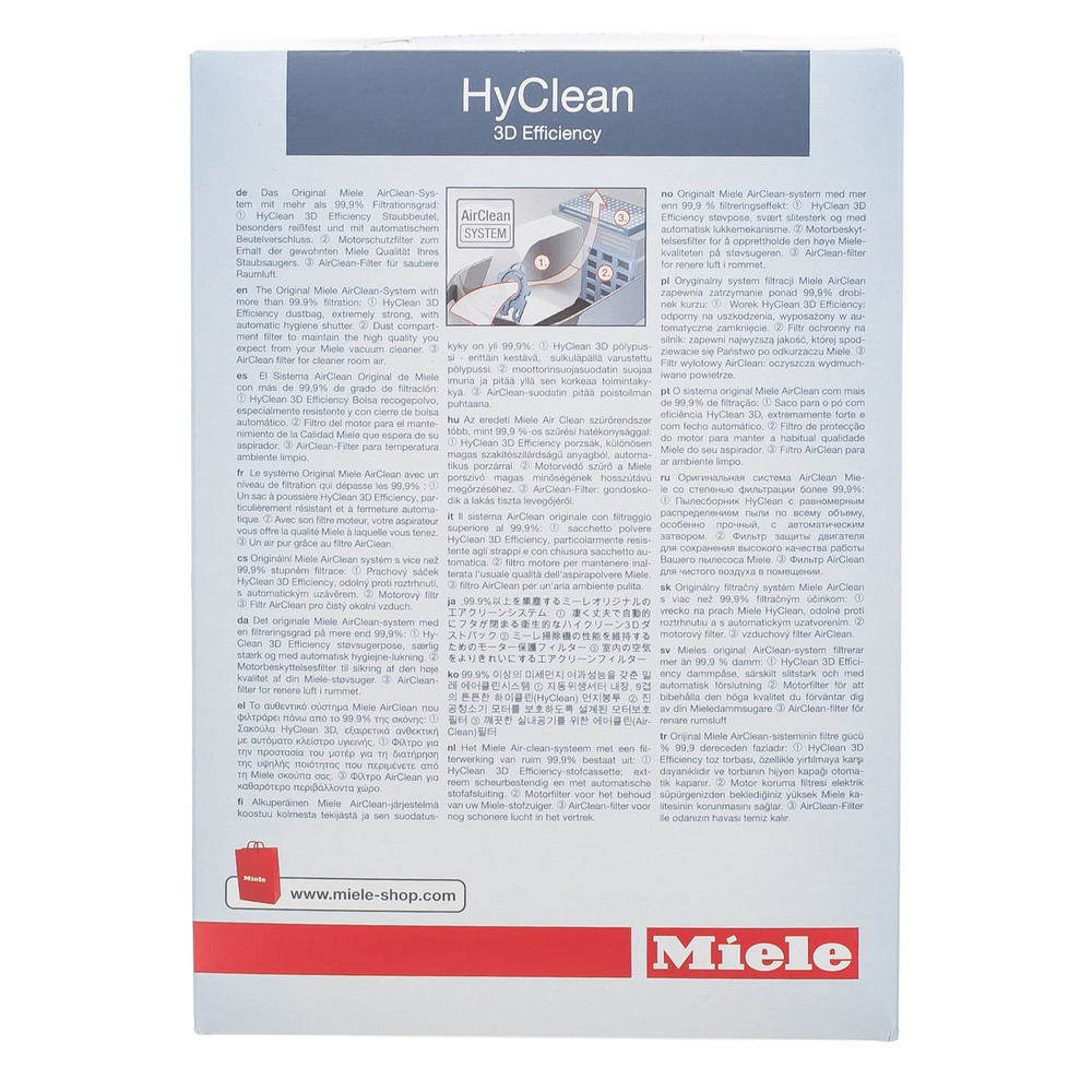 Купить Мешки Для Пылесоса Miele Hyclean