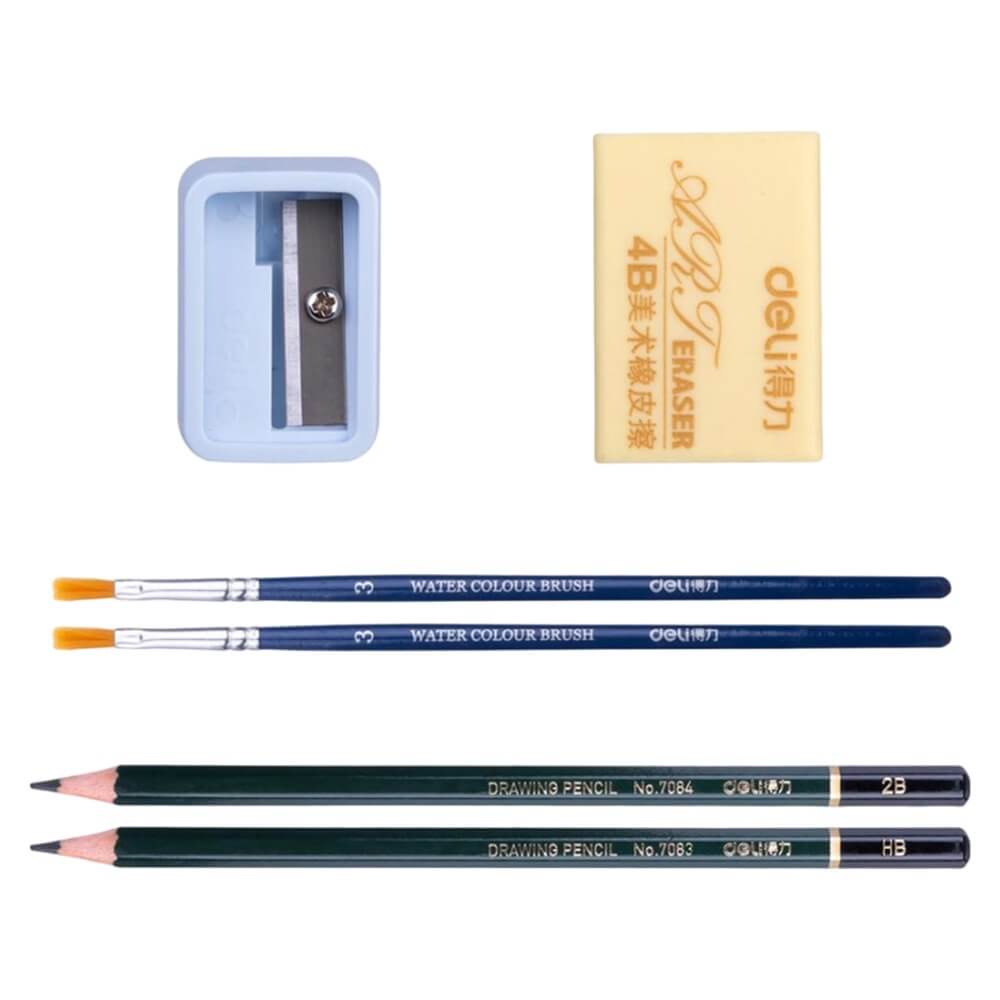Купить Набор для рисования Xiaomi Deli Painting Set Wooden Box в Москве