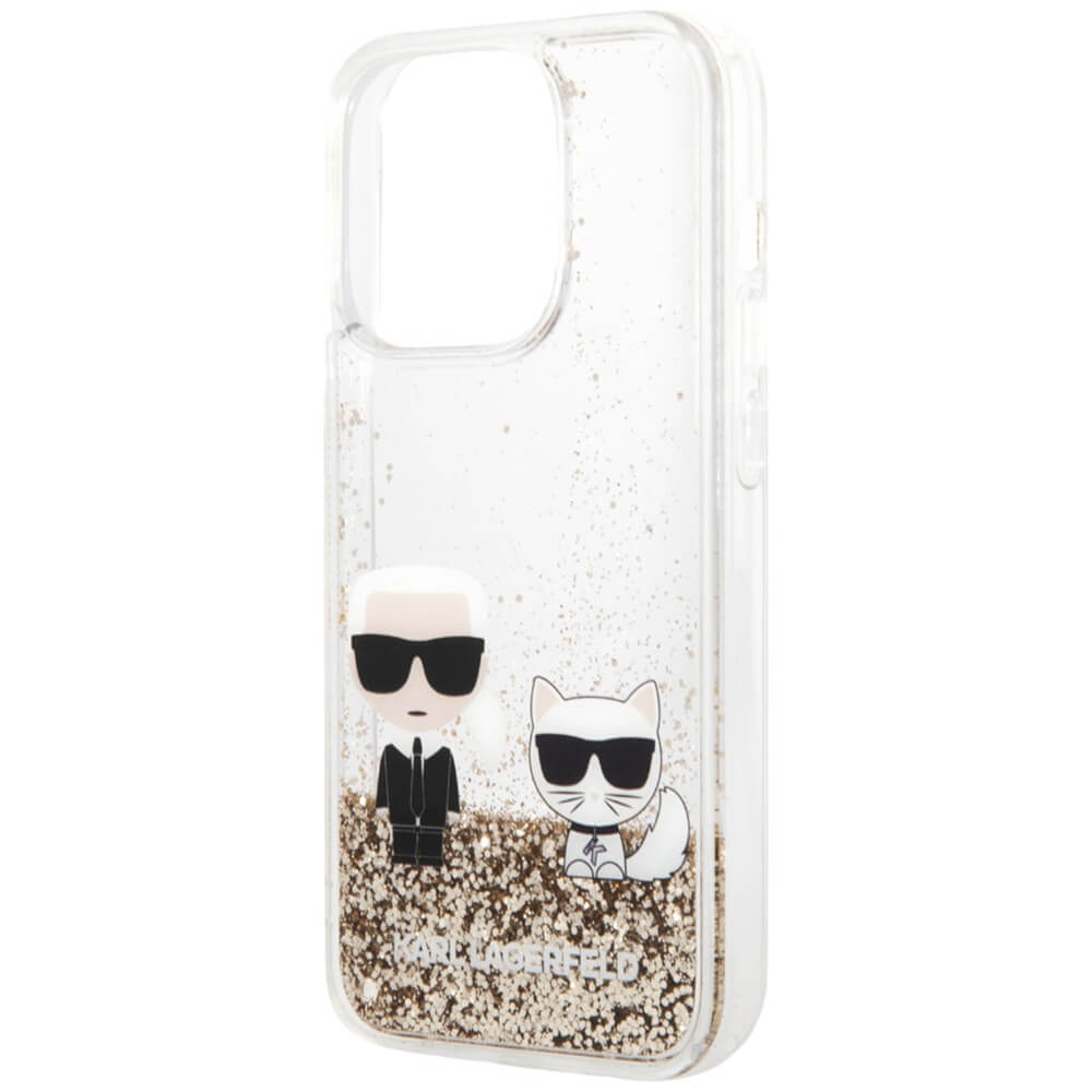 Чехол Karl Lagerfeld для iPhone 14 Pro, золотой