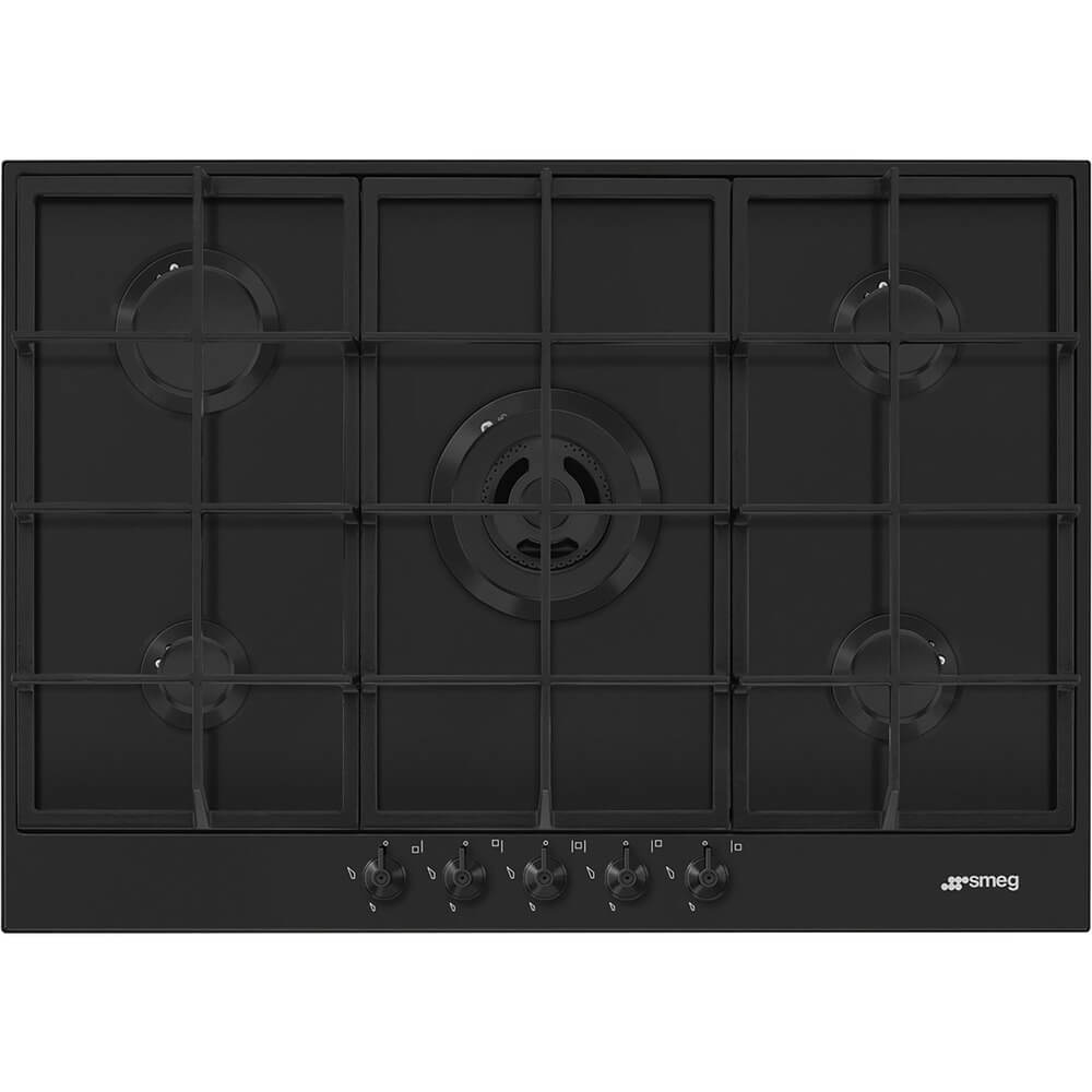 Изображение товара Варочная поверхность Smeg PX375MB Classica газовая черная независимая эмаль