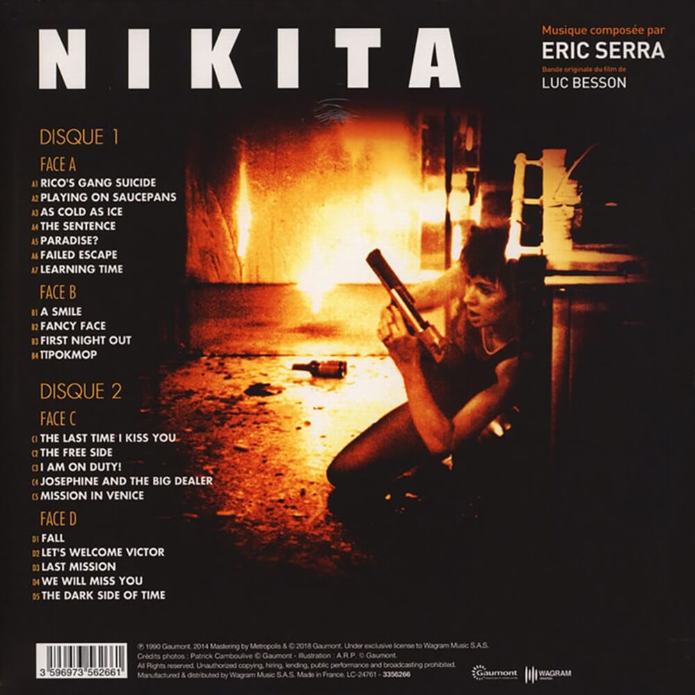 Failed escape. Eric Serra. Nikita (2 LP). Компакт-диск Eric Serra Nikita. LP OST: Nikita (Eric Serra).