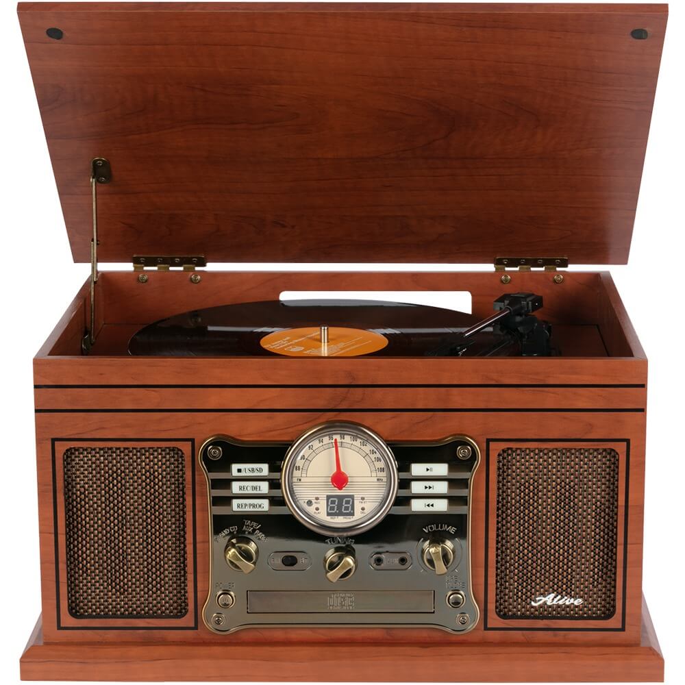Купить Проигрыватель виниловых пластинок Alive Audio Radiola Wood AA ...