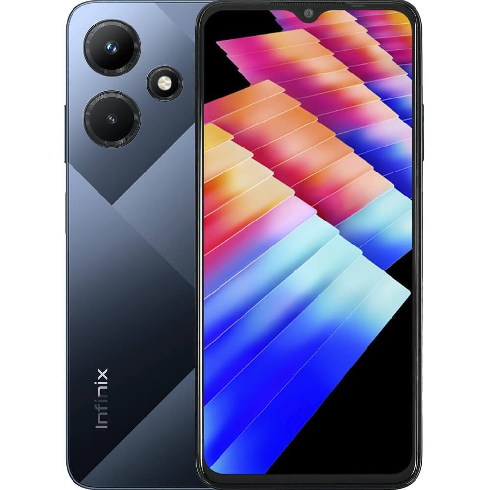 Купить Смартфон Infinix Hot 30i 4+128 ГБ чёрный в Санкт-Петербурге