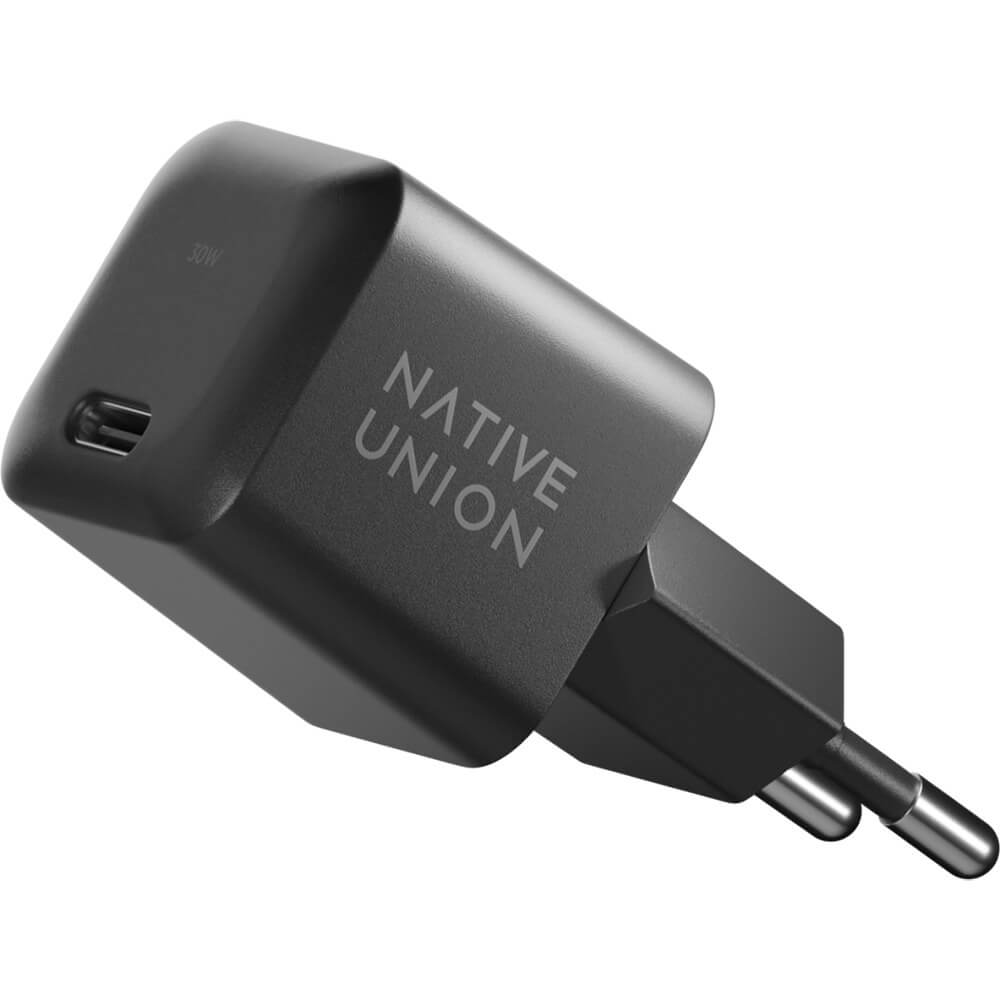 Технические Характеристики Зарядное устройство Native Union Fast Gan  Charger (FAST-PD30-2-BLK-EU) | Брянск