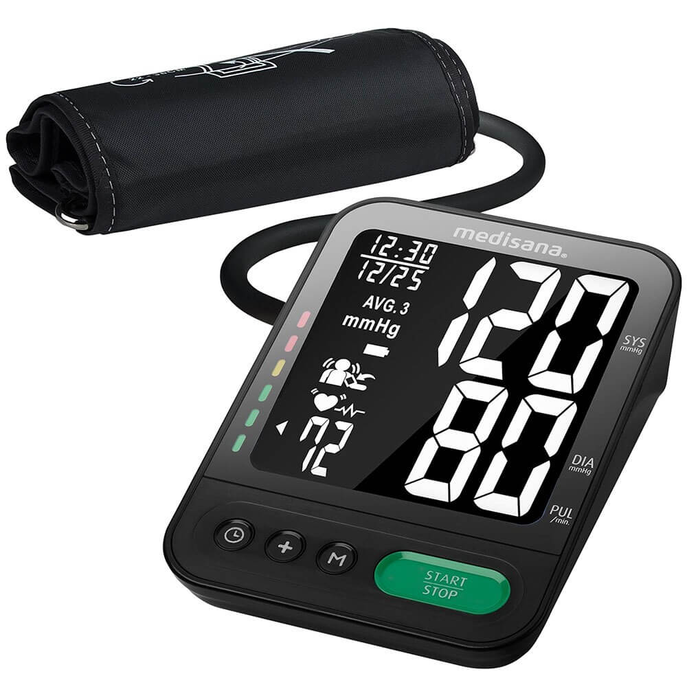 Изображение товара Тонометр Medisana BU 582 черный для измерения давления и пульса