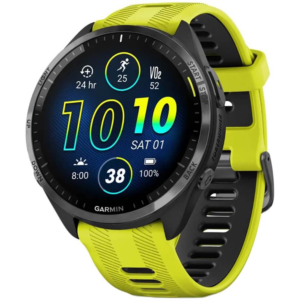 Garmin Forerunner 965 DLC Titanium Bezel Yellow Black 010 02809 82