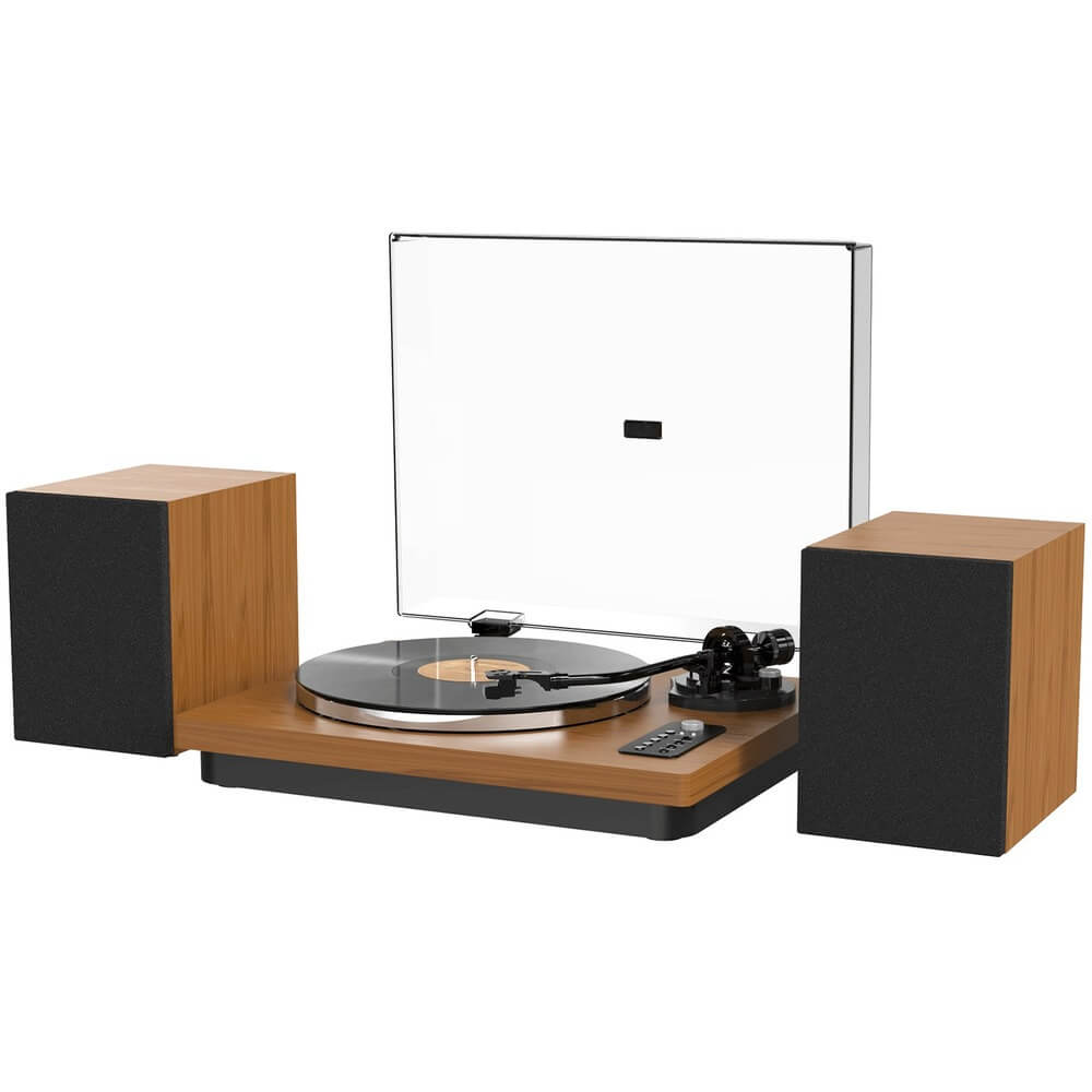 Изображение товара Проигрыватель виниловых пластинок Alive Audio Symphony Dark Wood с USB и Bluetooth