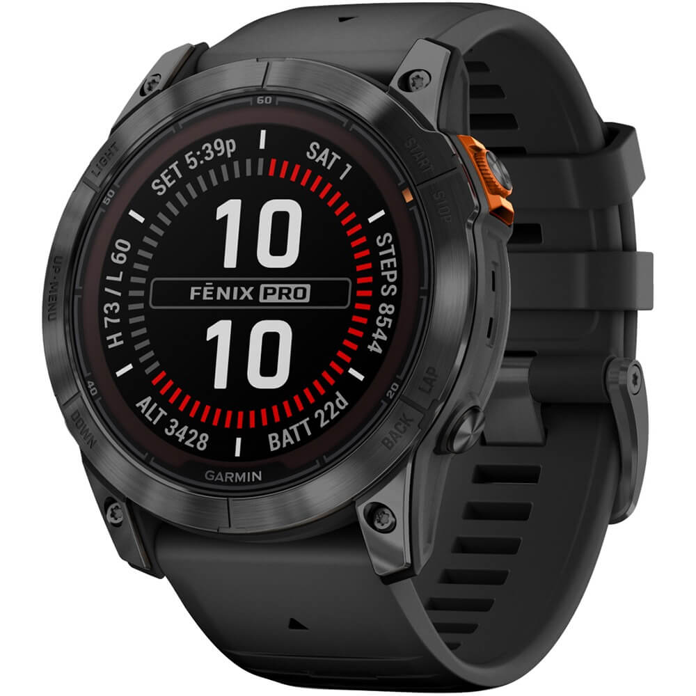 Купить Смарт-часы Garmin Fenix 7X Pro Solar Slate Gray/ Black  (010-02778-01) в Туле